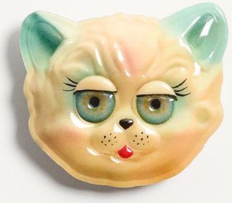 Valentino Garavani Le Chat De La Maison Plastic Brooch