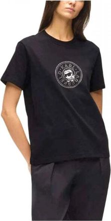 Karl Lagerfeld T-Shirts - Dames - T-shirts - Zwart - S - Tops