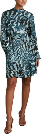 Reiss Ester Printed Flippy Dress