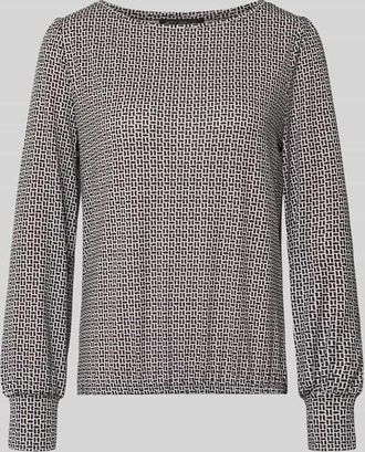 Betty Barclay Longsleeve im Allover-Look in Black, Größe 36