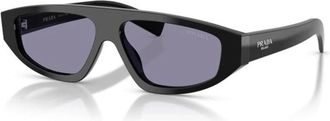 Prada C02S Zonnebril - Heren - Zonnebrillen - Zwart - 57 MM - Accessoires