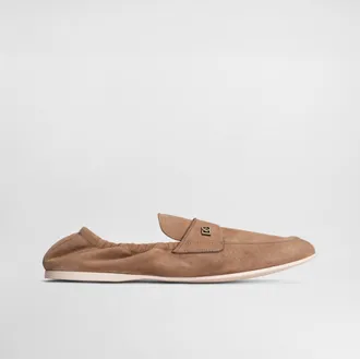 Dolce & Gabbana Calfskin Slippers - Man Driver Shoes And Loafers 41.5