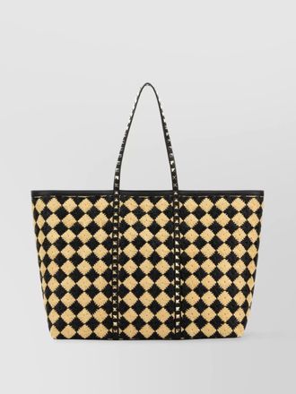 Valentino Garavani raffia shoulder bag