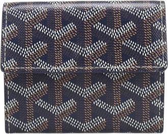 Goyard Pre-owned Portemonnee (bi-fold) - unisex - Vintage Accessoires - Blauw - ONE Size - Vintage