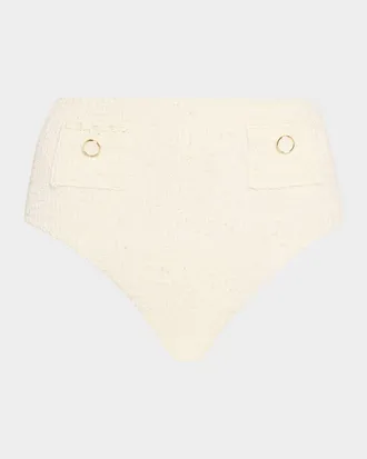 SIMKHAI Diana High-Waist Bikini Bottoms