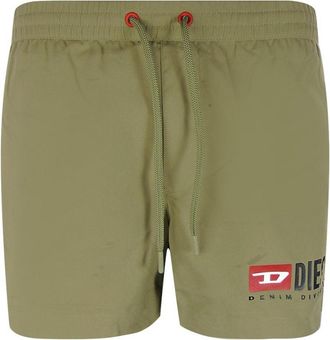 Diesel Heren Logo Zwemshort (Groen)