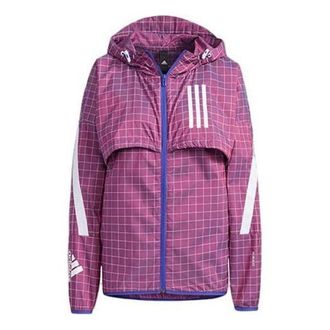 adidas (WMNS) adidas W.N.D. Jacket Red White GM0686