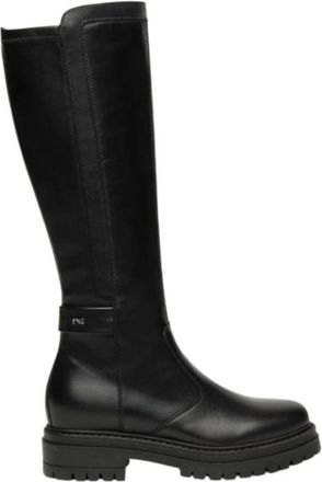 Nero Giardini I514842D Hoge Laarzen - Dames - Hoge Laarzen - Zwart - 36 EU - Leer - Schoenen