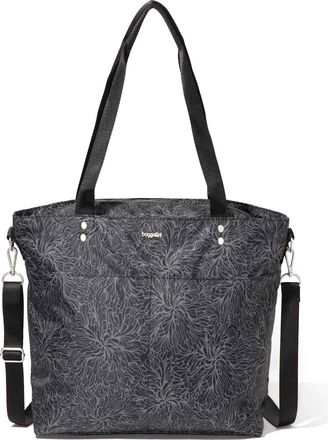Baggallini Womens Carryall Laptop Tote Crossbody Bag