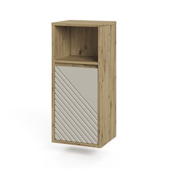 Vicco Armario Mediano Viola, Roble Artesanal/cachemira, 37.8 X 80 Cm, Vicco