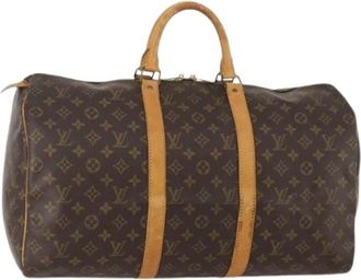 Louis Vuitton Pre-owned Weekend Bags, female, Brown, Size: ONE SIZE Pre-owned Boston Bag