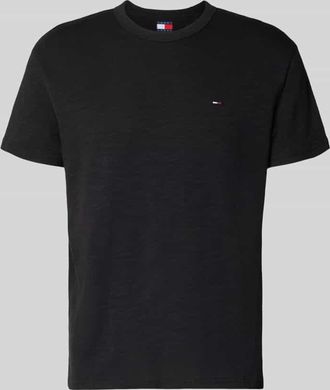 Tommy Jeans Regular Fit T-Shirt aus reiner Baumwolle in Black, Gr&ouml;&szlig;e XXL