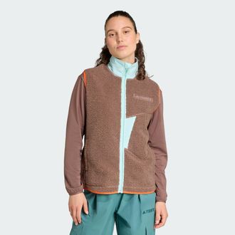 adidas Womens adidas Terrex Xploric High Pile Fleece Vest