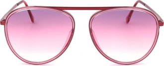Retro Superfuture 51mm Aviator Sunglasses in Pink at Nordstrom Rack