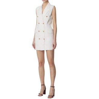 Elisabetta Franchi Short Dresses, female, White, Size: S Dress