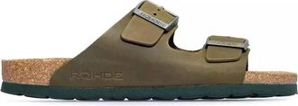 Rohde Comfortabele Groene Herensandaal - Heren - Sandalen - Groen - 46 EU - Schoenen