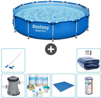 Bestway Piscina Bestway Steel Pro Redonda - 366x76 Cm - 8-piezas S21604