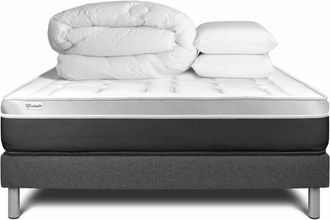 VITALIT Pack Colch&oacute;n Gris Espuma Viscoel&aacute;stica 140 X 200