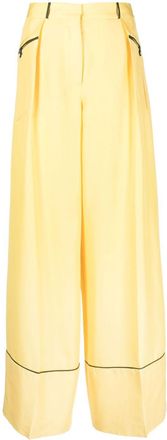 Bally Womens Trousers yellow