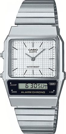 Casio Casio Collection Vintage Heren Horloge Zilverkleurig AQ-800E-7AEF