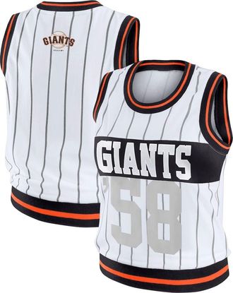 WEAR by Erin Andrews Womens WEAR by Erin Andrews White San Francisco Giants Sporty Tank Top at Nordstrom, Size Xx-Large