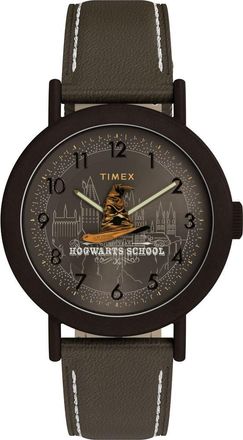 Timex Harry Potter x Timex Weekender Sorting Hat 37mm Leather Strap Watch in Bronze-Tone at Nordstrom
