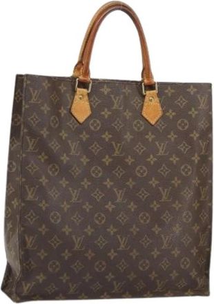 Louis Vuitton Pre-owned Canvas Tote Bag - Dames - Vintage Shopper - Bruin - ONE Size - Vintage