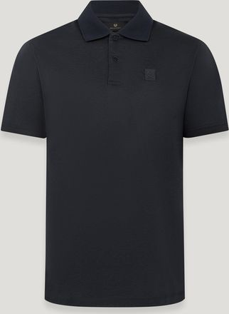 Belstaff Steel Polo Mens Mercerised Cotton Dark Ink Size 2XL
