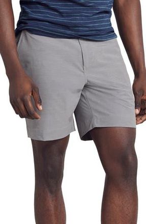 Faherty All Day Belt Loop 7-Inch Shorts in Ice Grey at Nordstrom Rack, Size 42