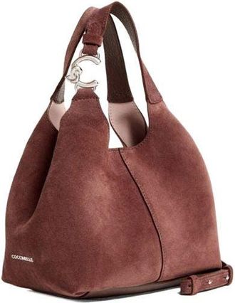 Coccinelle Womens Top Handle Bag Berry Bovine Leather - Top-Handle-Bags