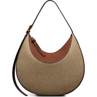 Radley London Bliss Crescent - Basket Large Ziptop Shoulder Bag in Cognac at Nordstrom
