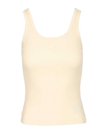 Amiri Stretch Tank Top Beige-Donna