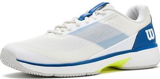 Wilson Rush Lite 5 Mens Cross Training Shoes White/Deja Vu Blue/Safety Yellow : 10.5 D - Medium, Textile