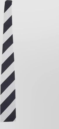 Celine slim diagonal stripe silk necktie