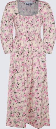 Ganni Multicolor Cotton Dress