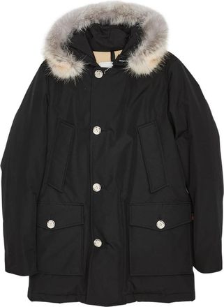 Woolrich Ramar Fabric Parka - Dames - Regenjassen - Zwart - S - Jassen