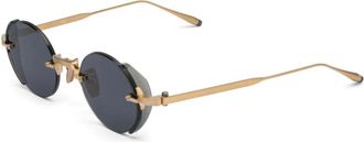 Akoni Jupiter Zonnebril - unisex - Zonnebrillen - Geel - 46 MM - Nylon - Accessoires