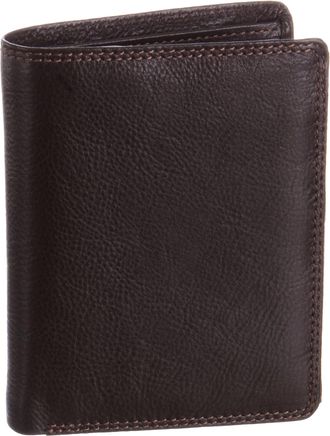 Visconti Mens Brixton Leather Wallet Chocolate HT11