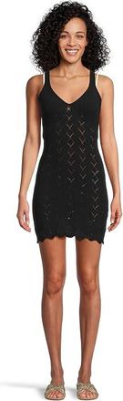 L*Space Saffron Cover Up Dress Womens Dress Black : XL, Nylon/Viscose
