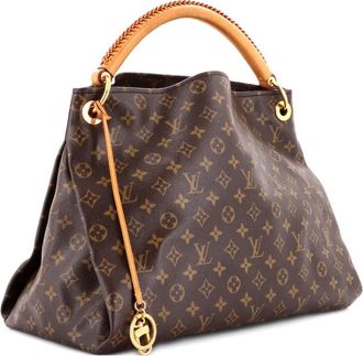 Louis Vuitton Borsa passepartout a mano Artsy in tela con monogramma - Marrone