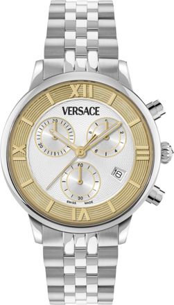 Versace Classic Round Chrono Bracelet Watch
