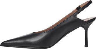 Giuliano Galiano D&eacute;collet&eacute; Slingback Roxy - - Shoes - Donna - Nero - 38 EU