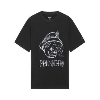 Li-Ning x Disney Pinocchio Graphic T-shirt Black AHSS449-5
