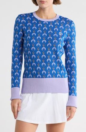 Original Penguin Jacquard Floral Top in Nautical Blue at Nordstrom Rack, Size Small