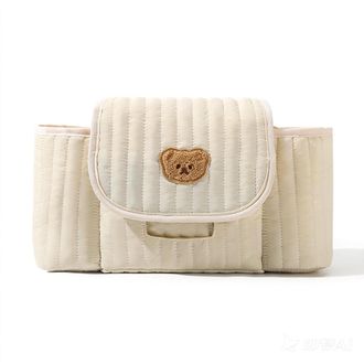 Generic Luxury Stroller Clutch, Vegan Leather, Gold Zipper, Hidden Tissue Hatch, Photo-Ready Accessory for Coffee Shop, Brunch