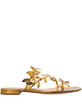 Gianvito Rossi leather sandals - Gold
