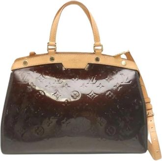 Louis Vuitton Pre-owned Monogram Vernis Handbag - Dames - Vintage Handtas - Paars - ONE Size - Leer - Vintage