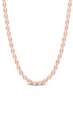 Delmar 1.8mm Oval Ball Chain Necklace in Rose at Nordstrom Rack