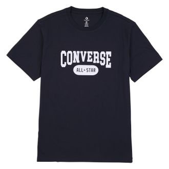 Converse T-Shirt CONVERSE RETRO LOGO T-SHIRT, Herren, Gr. XXL, schwarz (converse schwarz), Obermaterial: 100% Baumwolle, Shirts T-Shirt