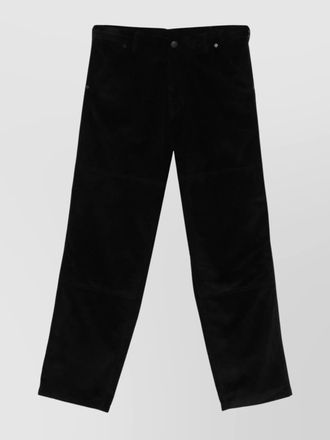 Moncler ribbed cotton straight-leg trousers